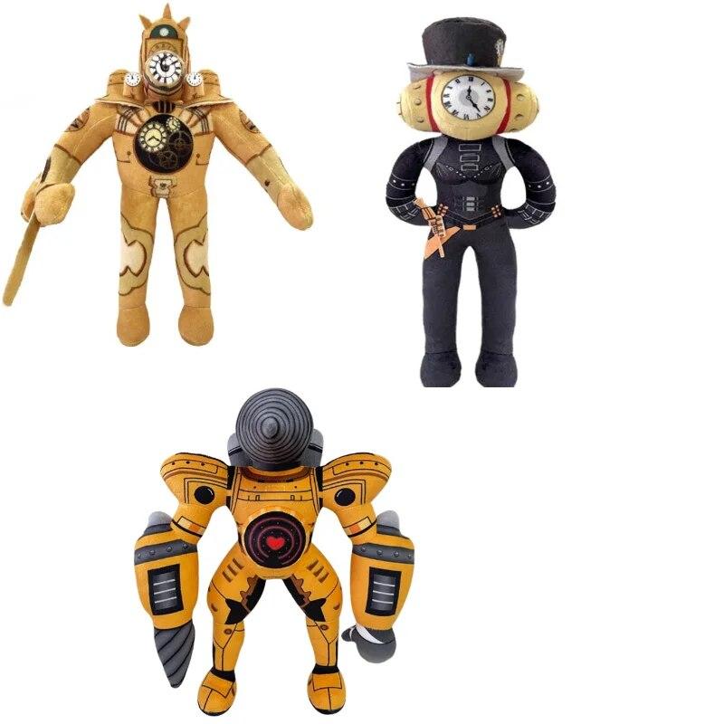 1/6/12 шт. Skibidi туалет плюшевая игрушка Титан ТВ человек босс туалет мультяшные куклы мягкая кукла Рождественский подарок на день рождения для детей