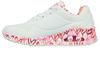 X JGoldcrown Sneakers: Uno - Loving Love White/red/pink