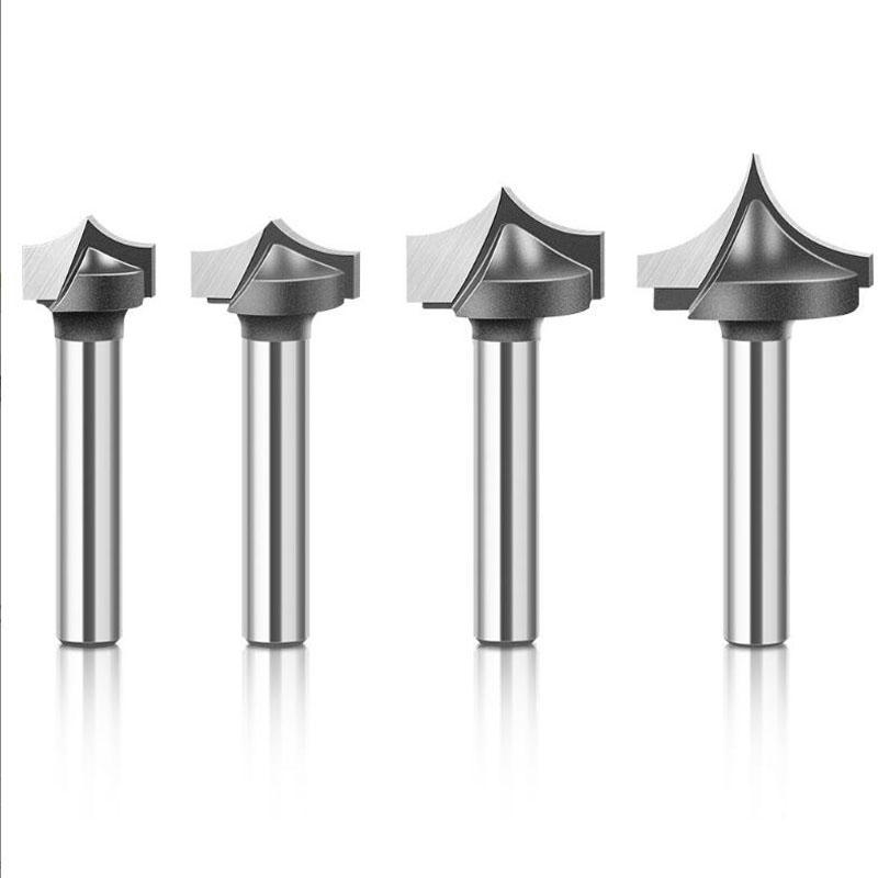 Твердосплавные круглые сверла с круглым концом, вибростолы, инструменты для деревообработки, фреза для дерева, хвостовик 6 мм, 1/4 дюйма