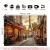 1pc 2D Theme Decorative Banner Scene Backdrop For Living Room Bedroom Wall Decor Birthday Party Garden Party Decor Photo Booth Backdrop