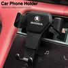 ycsbk4 Gravity Car Phone Holder Air Vent Clip Cell Phone Stand Support For Skoda Fabia Superb Octavia Rapid Karoq Kodiaq Scala Kamiq