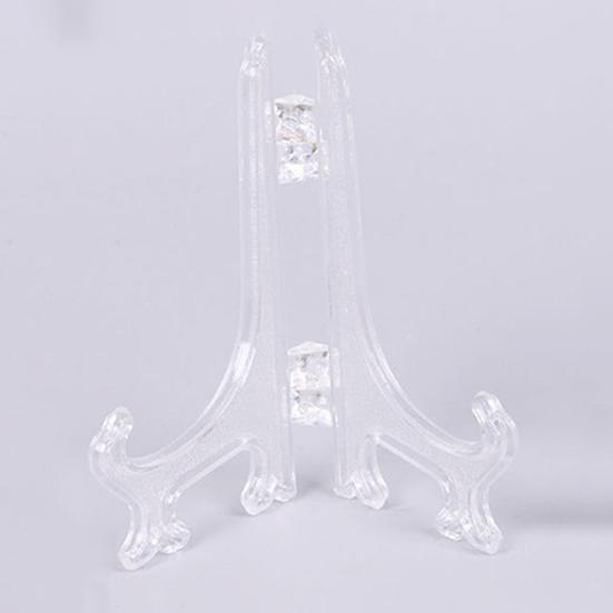 Plate Display Rack Safe Wide Application Triangle Structure Portable Easels Dish Rack Holder for Hotel Kitchen