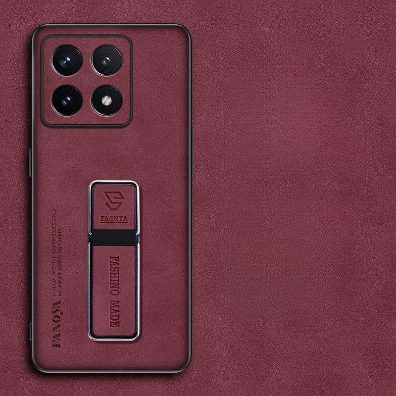 Для Xiaomi 14T Pro Mi 14T 14 T Pro Skinsheep кожаный чехол для камеры противоударный бронированный чехол для Xiaomi 12T 13T 14 14Tpro магнитный держатель подставка защитный чехол