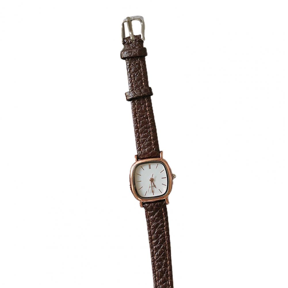 Women Quartz Watch Ladies Watch Vintage Square Dial Faux Leather Strap Lady Quartz Wrist Watch Casual Clock Wristwatches