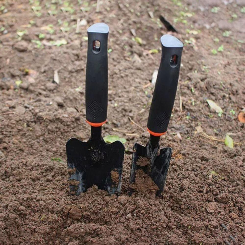 Посадка цветов Мини стальные грабли Прополка цветов Сельскохозяйственная лопата Портативные грабли Газоны