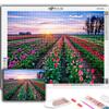 Full 5D Diy Diamond Painting Flowers Tulips 5D Diamond Painting