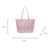 Cute and Sweet Cherry Print Tote Bag Niche Fashion Large Capacity Versatile Shoulder Bag For Women Travel Handbag Purse CLE