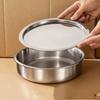 Fall-resistant Stainless Steel Bowl Large Capacity Soup Bowl Steamed Egg Bowl  Cooking