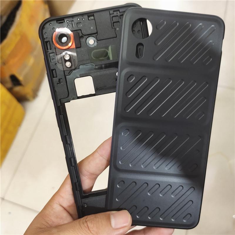 + Средняя рамка корпуса телефона для Samsung Galaxy XCover7 SM-G556B G556 + Задняя крышка корпуса с батареей Запасные части