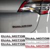 Car Original ABS Letter Logo Rear Tailgate Trunk Emblem Stickers For Tesla MODEL 3 MODEL Y SpaceX DUAL MOTOR Model S Model X