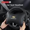 Car Leather Seat Headrest Neck Pillow Head Cushioning For Chevrolet Cruze Spark Captiva Suburban Camaro Malibu Silverado Tahoe