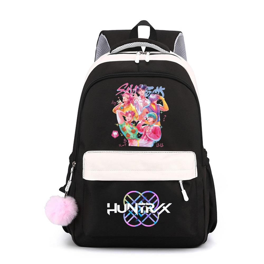 Cute Anime K-Pop Printed Large Capacity Backpack for Teenger Student Girl Boy Schoolbag Bookbag Kid Gift Women Waterproof Travel Bag Mochila