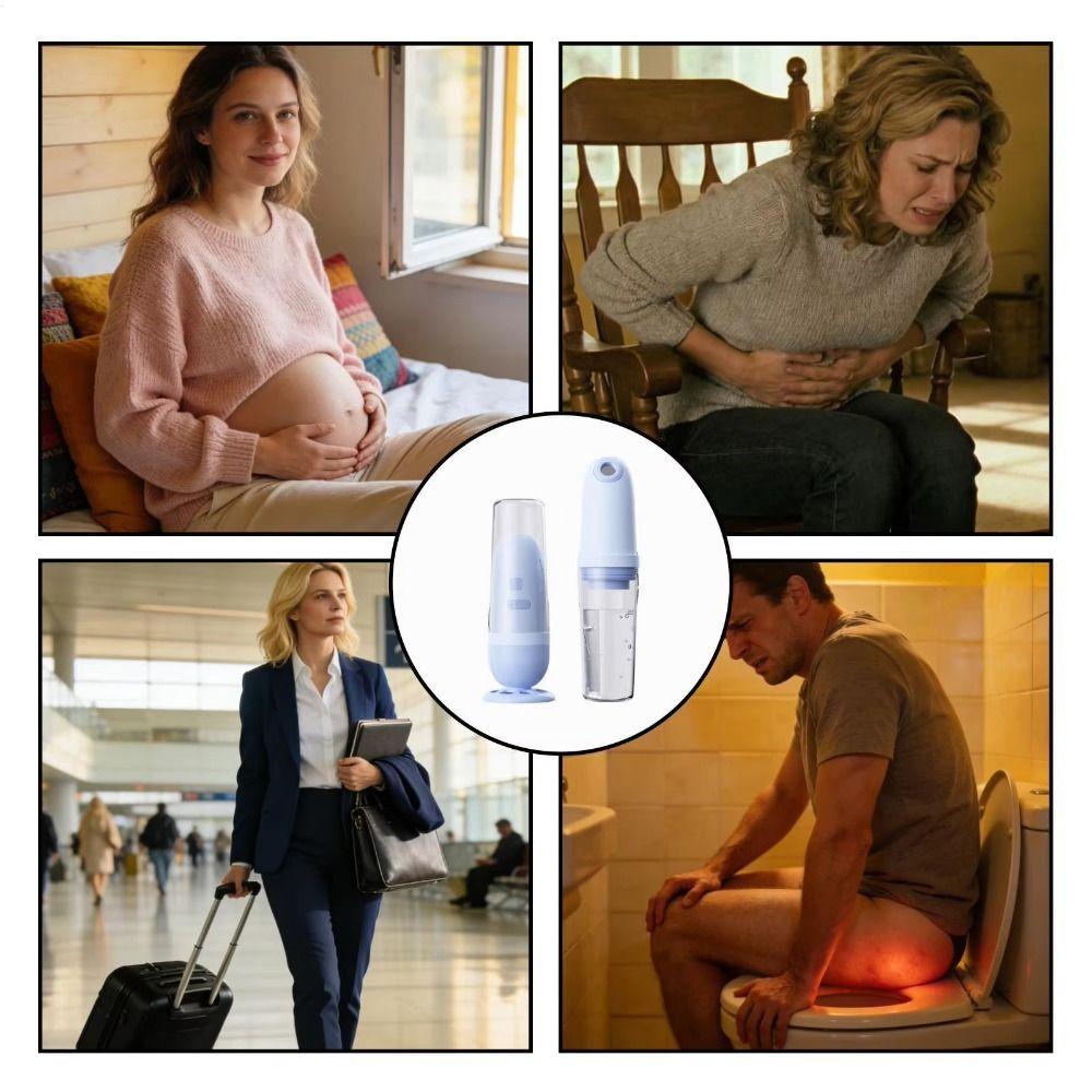 Three-Speed Adjustment Portable Bidet Cleaning Bidet Sprayer for 3.7V/500mAh for Women