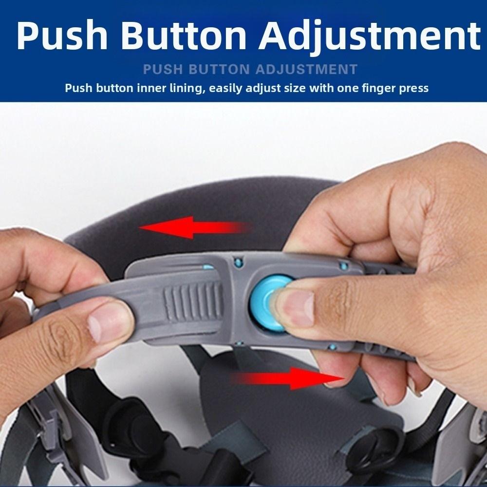 4/8 Point Hard Hat Suspension Knob/Button Breathable Safety Helmet Liner Bumpsproof Adjustable Bump Cap Insert Industrial Use