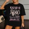 Ретро Katseye Красивый Хаос Футболка Kpop Футболка Подарок для Женщины Мужчины Оверсайз Графическая Футболка с Коротким Рукавом Унисекс Мужчины Женщины Лето