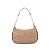 Coach Teri 24 Классическая сумка через плечо с монограммным логотипом Женская сумка через плечо Хаки CV933-IMXHE