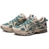 Asics Gel-Kahana 8 Breathable Durable Low-Top Trail Running Shoes Women Sneaker Green Gray 1012A978-302