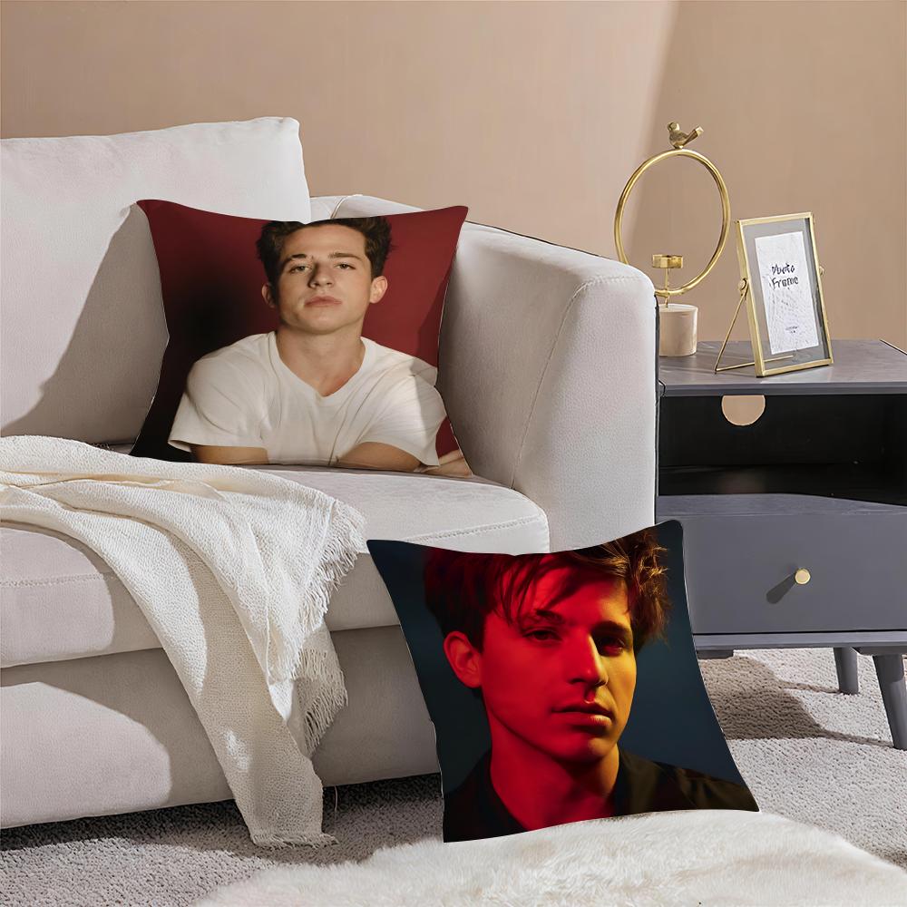 Hot Singer CCharlie PuthS Cushion Cover Pillowcase Short Plush Invisible zipper Room Sofa Cushion Cover