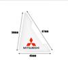 2Pcs Car Door Corner Transparent Auto Edge Corner Protection Sticker Accessories For Mitsubishi 9 Ralliart X ASX L200 Colt Cross