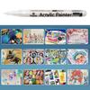Clear Printing Acrylic Marker Color Pen Oil-based Soft Tip Marker Pen Comfortable Grip Graffiti Art Paint Pen