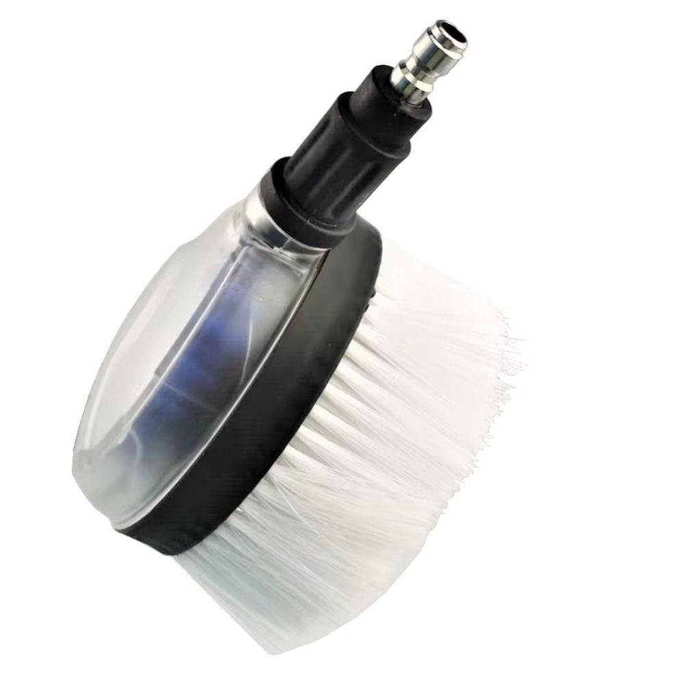 Round Brush High Pressure Washer Brush Fan-Shaped Design Car Pressure Washer Brush Window Cleaning