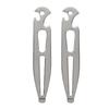 2PCS Deck Fill Plate Key Stainless Steel Gas Water Tank Deck Filler Key Tool Bottle Opener for Yacht Fuel Water Tank