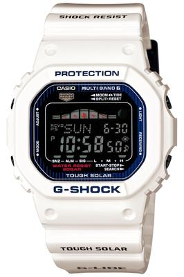Casio Солнечные Часы Белые G-Shock G-LIDE Радиоуправляемые GWX-5600C-7JF Мужские