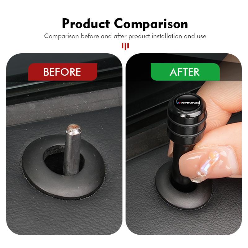 For BMW Car Safety Door Lock Pull Pin Cover Car Interior Accessories E93 F10 F20 F30 F40 F15 F25 F26 F31 F49 F86 M3 M5 X3 OO8