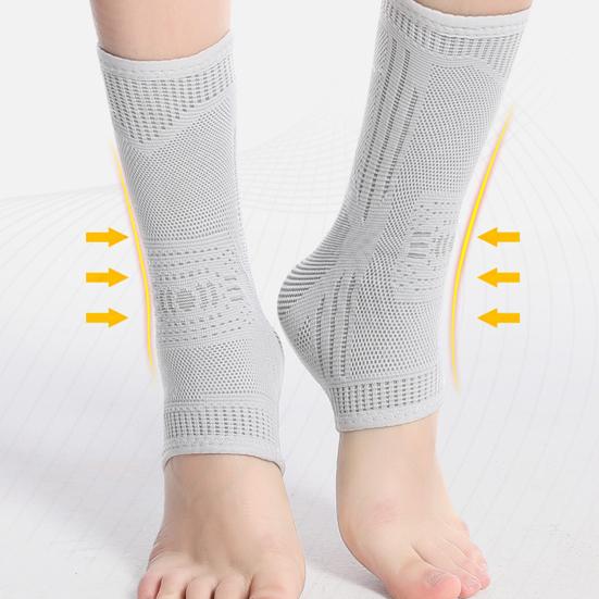 1 шт., спортивный бандаж на щиколотке для занятий спортом на открытом воздухе, ветрозащитный, теплый компрессионный рукав для поддержки лодыжки, бандаж для пятки для ахиллова тендинита, подошвенного фасциита