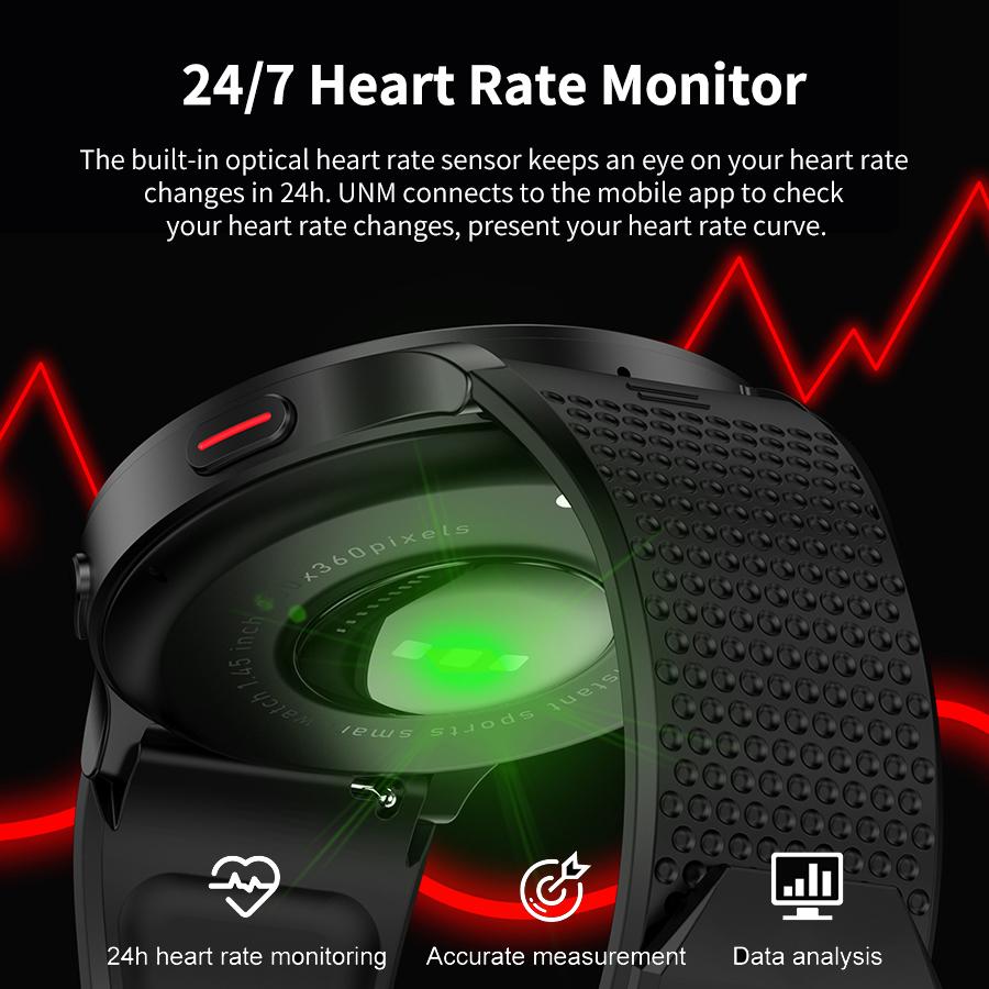 SACOSDING с сапфировым экраном 1,45-дюймовые умные часы для женщин, Bluetooth-вызов, спортивные трековые часы для мужчин, умные часы с пульсометром на заказ для Android 2024