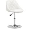 VidaXL Swivel Bar Stool Bistro Seat Counter Chair Pub Stool Counter Seat Bistro Chair White 3088655