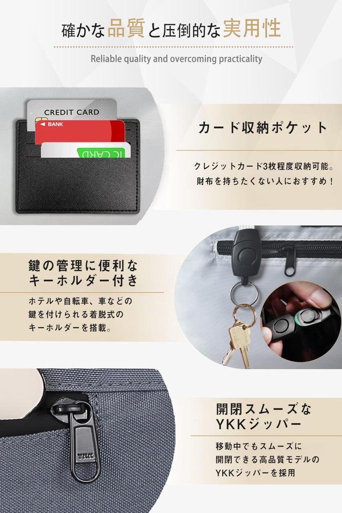 Сумка через плечо Flechazo для мужчин и женщин, сумка-мешок, защита от RFID и скимминга, водонепроницаемая молния YKK, легкая сумка-мессенджер, популярная модель, унисекс. (Серый)