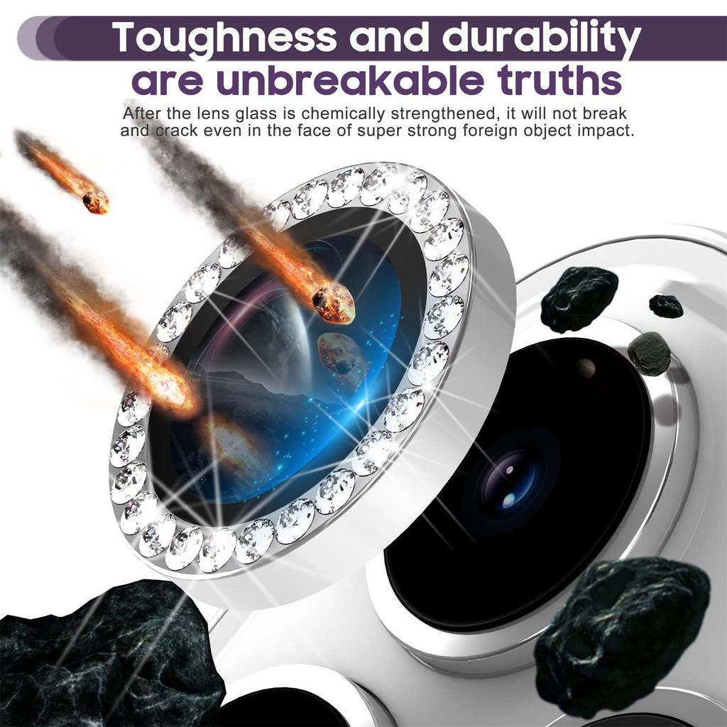 Suoman Camera Film for iPhone 14 Pro iPhone 14 Pro Max Camera Lens Protection Cover Compatible Lens Film for iPhone 14 iPhone 14 Pro Made of Aluminum