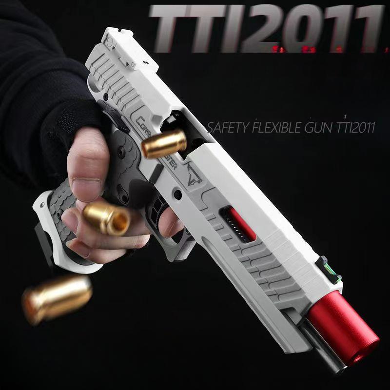 Автоматический пистолет Desert Eagle TTI2011 USP с функцией непрерывной стрельбы и выбросом гильз, игрушечный револьвер для стрельбы на открытом воздухе