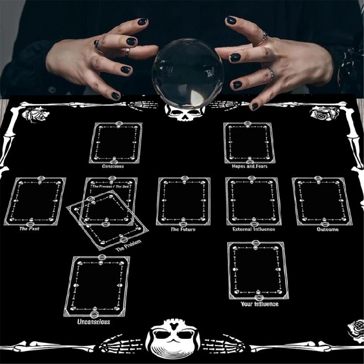 Скатерть для гадания Астрология Скатерть для Таро Гадания Скатерть для алтаря Аксессуары для настольной игры для гаданий