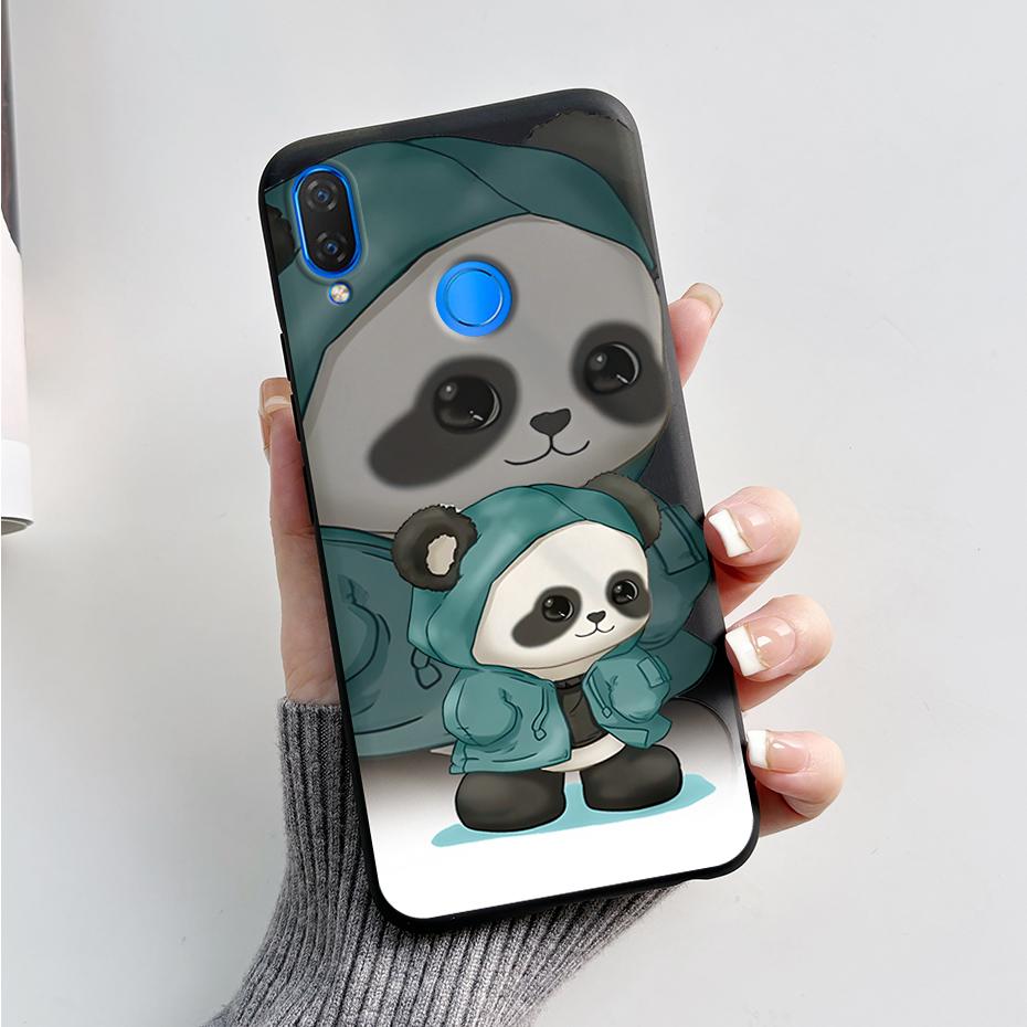Чехол для Huawei Nova 3i INE-LX1 INE-LX2 Чехол с пандами Мягкий силиконовый чехол для телефона Для Huawei P Smart Plus 2018 Nova3i Fundas Бампер