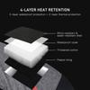 Winter Warm Gloves Windproof Waterresistant Snow Gloves Mittens for Outdoor Cycling Skiing Running