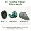 Pop-Up Outdoor Boat-shaped Mosquito Net Tent Portable Single Person Sleeping Net with Built-In Base for Camping Travel & Hiking