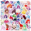 50 Cartoon Anime Q Version Stickers Fun New Cute Cartoon DIY Peripheral Niche Creative Ipad Posts