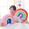 Радужная подушка, моющаяся, износостойкая, гладкая, полезная, декоративная подушка для шеи для спальни