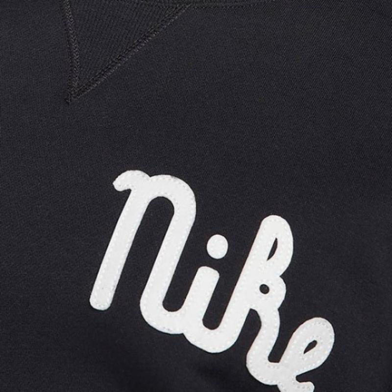 Nike Толстовка женская S свободного покроя с круглым вырезом флисовая толстовка Fq7978 010 S2310