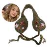 Lovely Ear Cover Star Crocheted EarMuffs for Women and Kids Ear Warmer Headband for Winter Christmas New Year Gifts