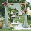 For Wedding Arch Draping Fabric in Sheer Chiffon Provides Elegant and Airy Decoration for For Weddings and Ceremonies 300x75cm