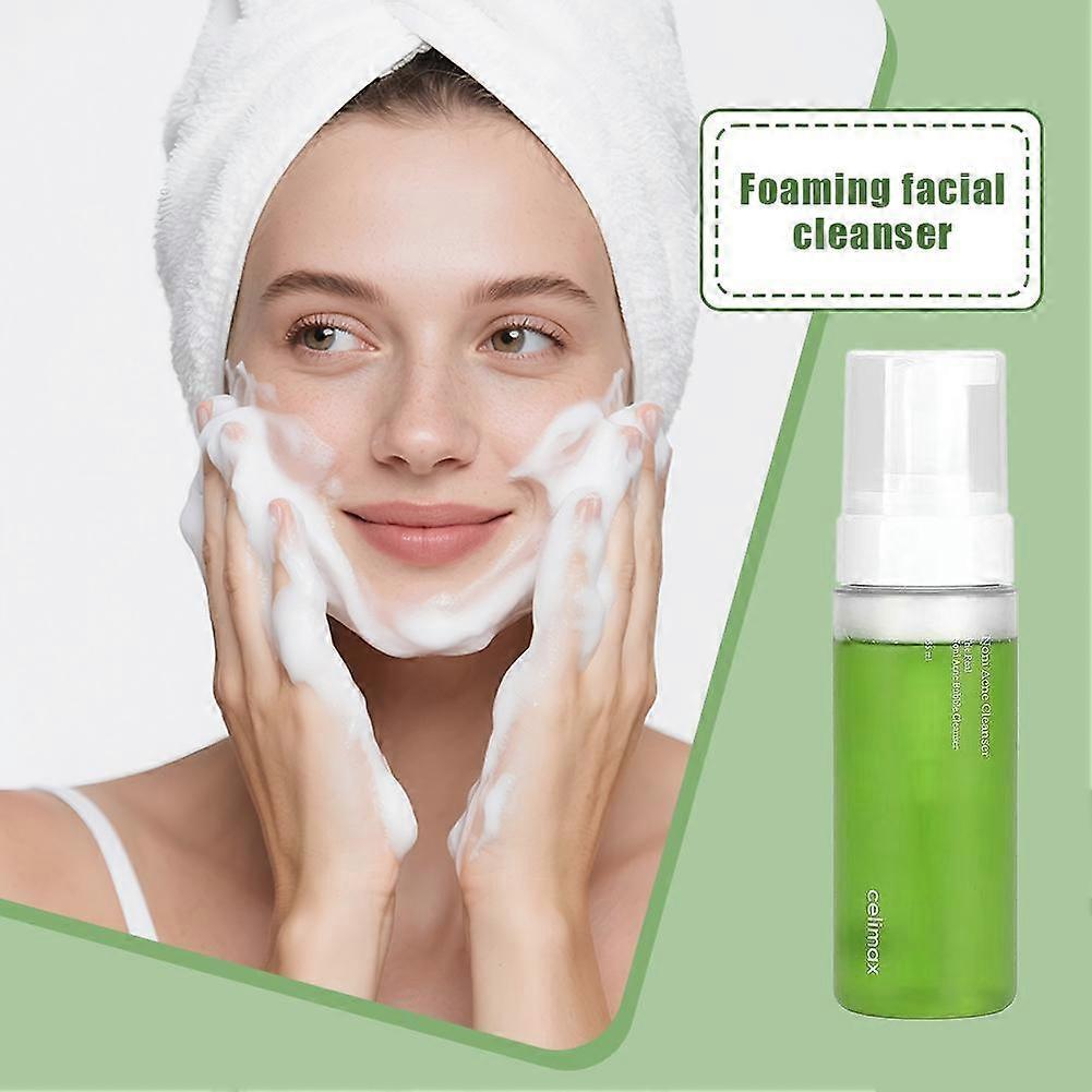 155ml Foaming Facial Cleanser with Dense Foam for Deep Pore Cleansing, Gentle Formula for All Skin Types