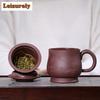 400 мл чашка из исинской глины с фильтром Master Handheld бытовой заварочный чайник для офиса ручной работы из бамбука для заваривания чая и разделения воды