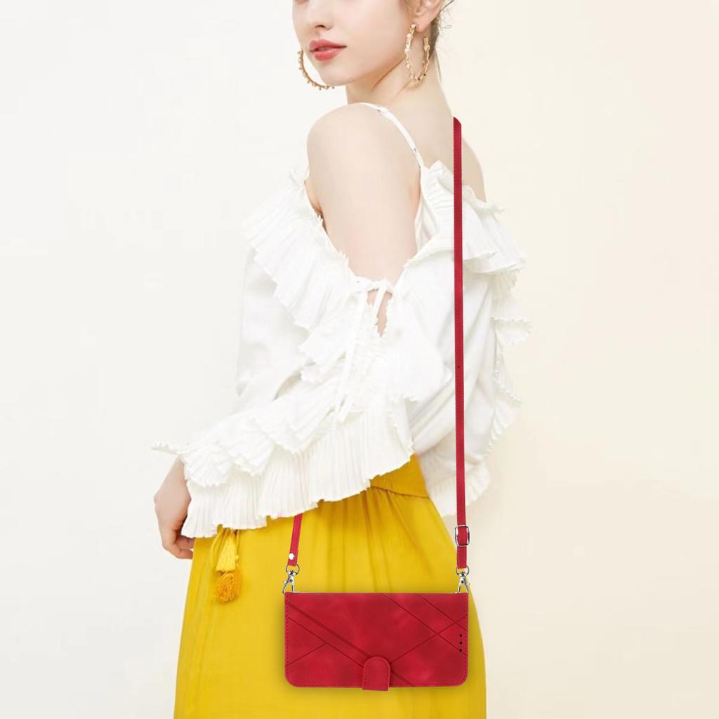 Strap Lanyard Cord Leather Wallet Phone Case For iPhone 15 14 13 12 11 Pro XS Max XR X SE2022 8 7 Plus Flip Card Slot Back Cover