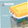 Aquarium Fishing Toy For Kids, Baby Aquarium Toy With Light & Music, Artificial Fish Tank With 2 Magnetic Fish, Electric Tank Toy