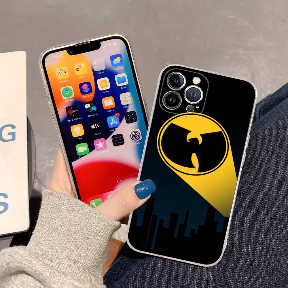 Классический W-wu T-tang Певец C-Clan Чехол из ТПУ Силикона Для IPhone 11 12 13 14 15 16 17 Pro Max Ударопрочный Прозрачная Задняя Крышка