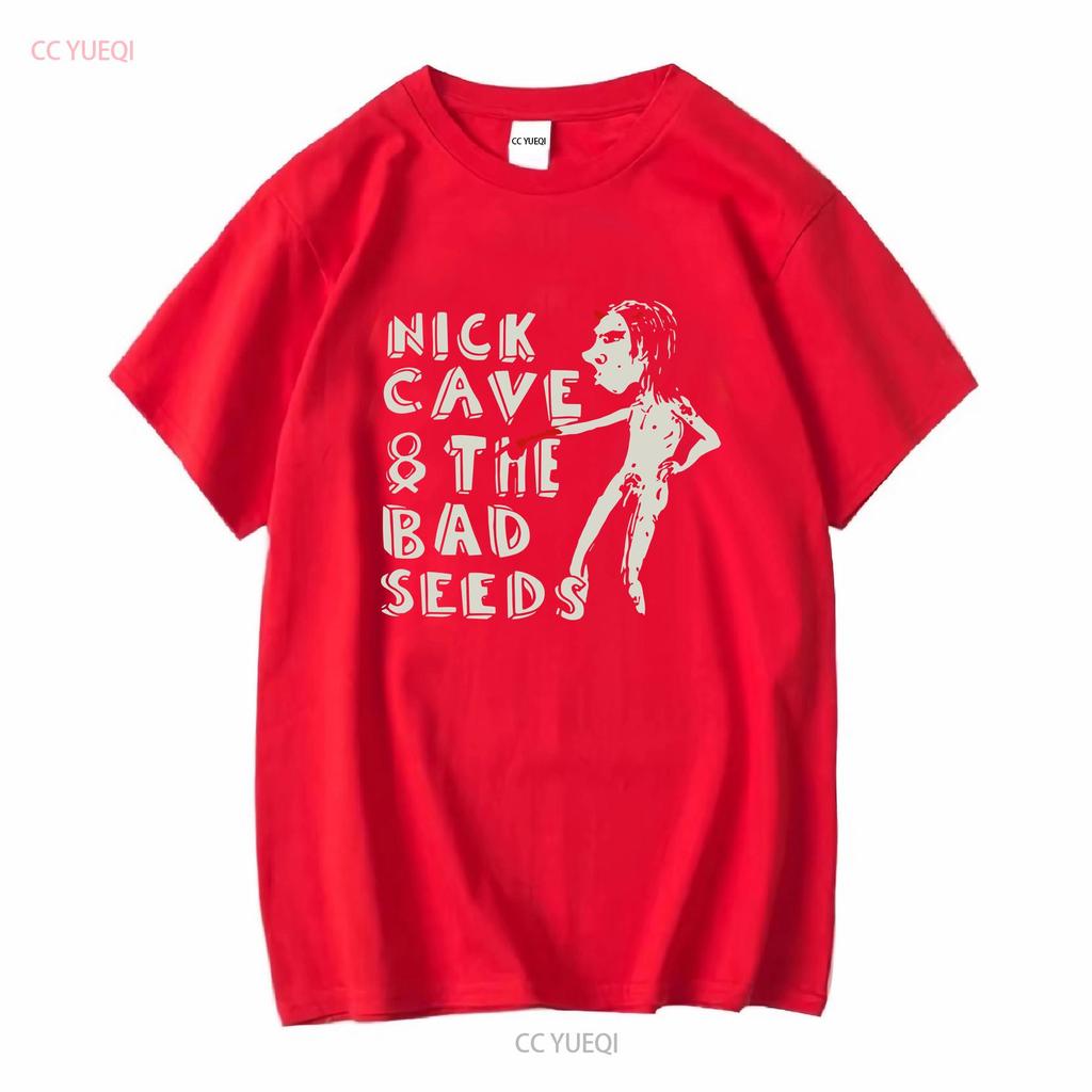 Футболка Nick Cave And The Bad Seeds Loverman Все размеры S1069 с длинным или коротким рукавом винтажная Стирка Повседневный уличный стиль Дышащая