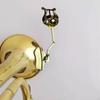 Trumpet Sheet Music Clip, Clip Clamp On Holder, Metal Lyre for Stage